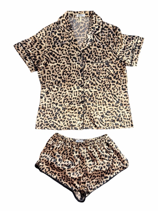 Ekouaer Other - 🐆EKOUAER Leopard Print Women Pajama Set - Tan & Black